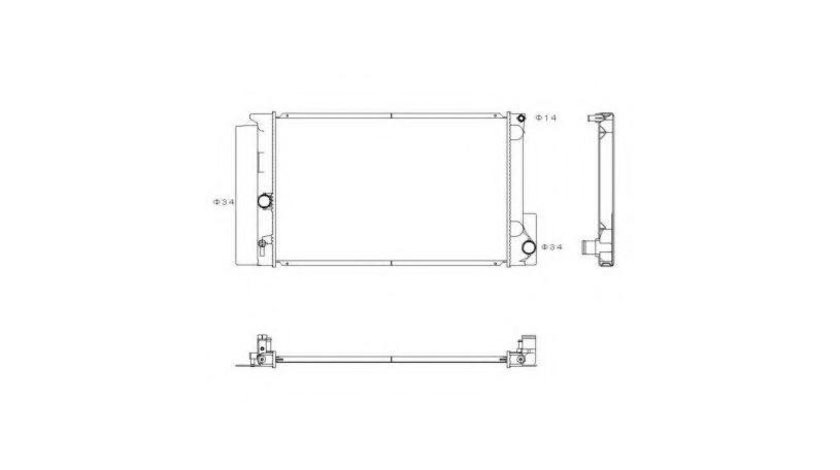 Radiator apa Toyota AURIS (NZE18_, ZRE18_) 2012-2016 #3 130290