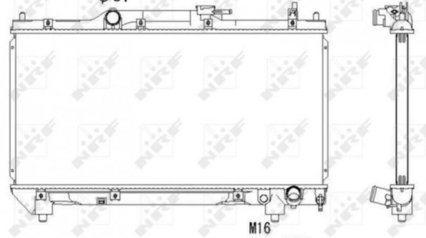 Radiator apa Toyota AVENSIS Station Wagon (_T22_) 1997-2003 #3 130200