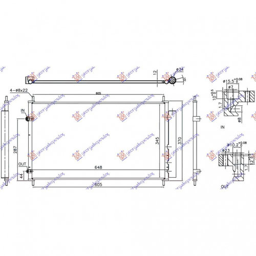 Radiator Apa - Toyota Avensis (T27) 2012 , 16400-0r070