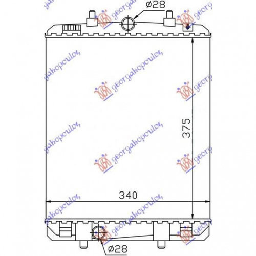 Radiator Apa - Toyota Aygo 2006 , 1330p3
