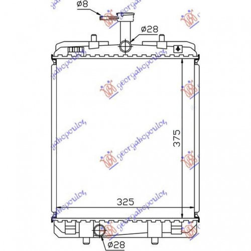 Radiator Apa - Toyota Aygo 2012 , 1330.P5