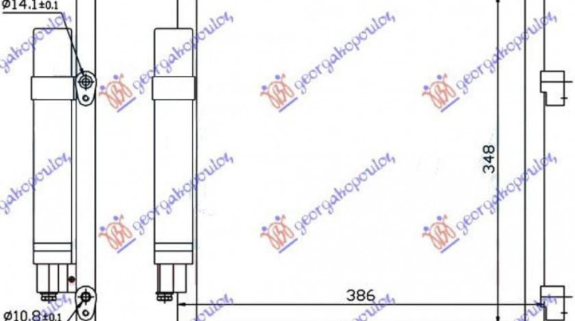 Radiator Apa - Toyota Aygo 2012 , 164000q020