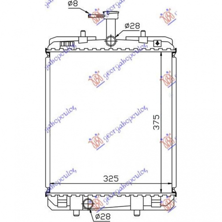 Radiator Apa - Toyota Aygo 2018 , 1330.P5
