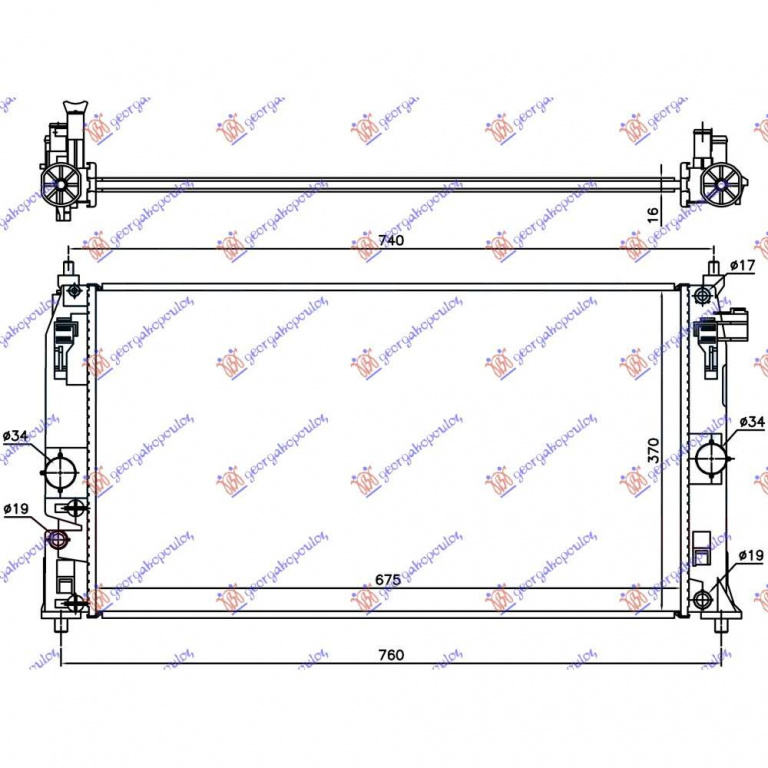Radiator Apa - Toyota C-Hr 2016 , 1640037310