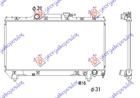 Radiator Apa - Toyota Carina E/Corona 1991 , 1640074840