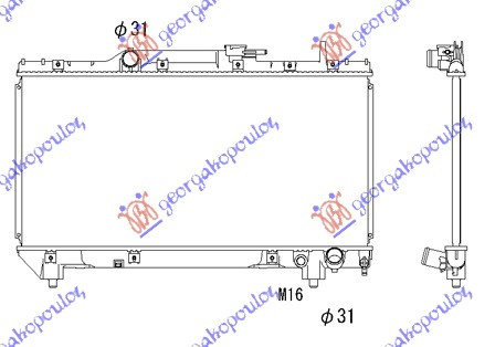 Radiator Apa - Toyota Carina E/Corona 1991 , 1640074840