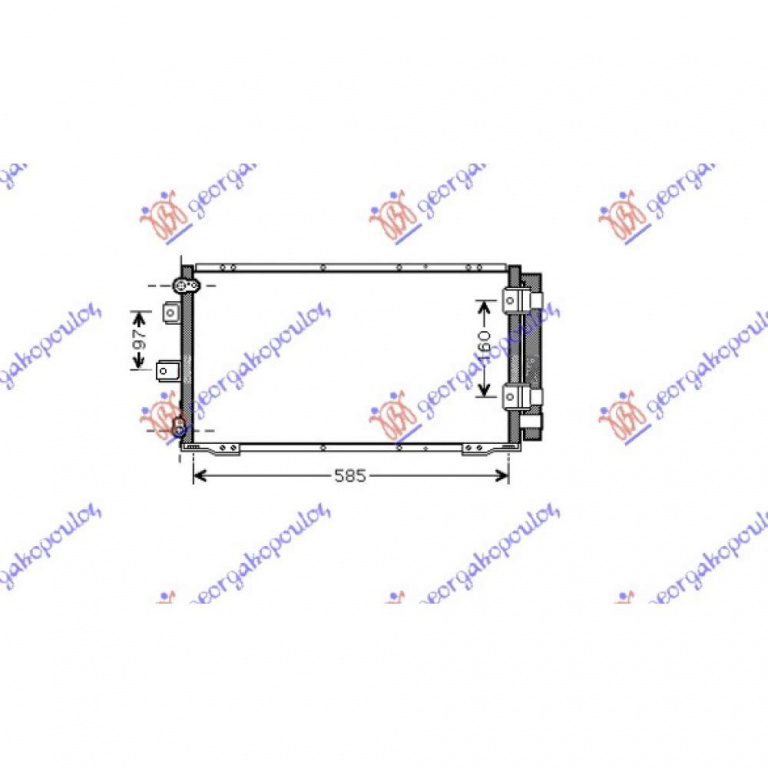 Radiator Apa - Toyota Corolla (E 11) 2000 , 164000d030