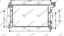 Radiator Apa - Toyota Corolla (E 12) Sdn 2002 , 16...