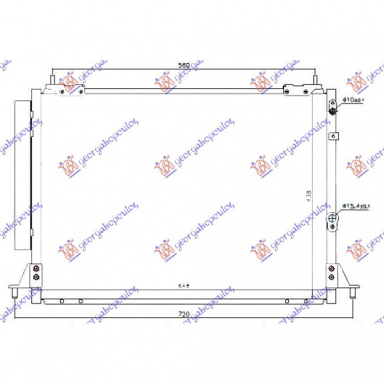 Radiator Apa - Toyota Corolla (E21) Sdn 1999 , 16400-0t350