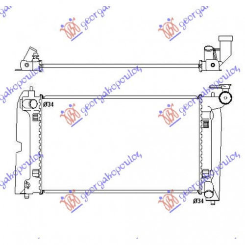 Radiator Apa - Toyota Corolla Verso 2007 , 16400-0d210