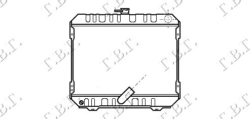Radiator Apa - Toyota Hi-Ace (Rh 2000-200130) 1979 , 1640031280