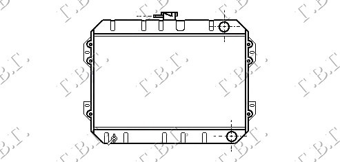 Radiator Apa - Toyota Hilux- (Rn 30/40) 1979 , 1640031230