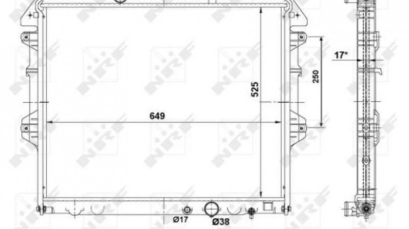 Radiator apa Toyota HILUX (VIGO) III pick-up (TGN1_, GGN2_, LAN_, GGN1_, KUN2_, 2004-2016 #2 164000L250