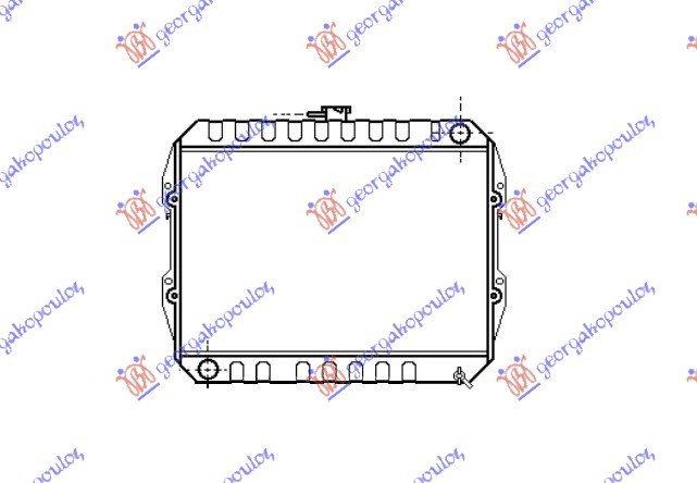 Radiator Apa - Toyota Hilux- (Yn 85) 2 Usi 1989 , 1640054610