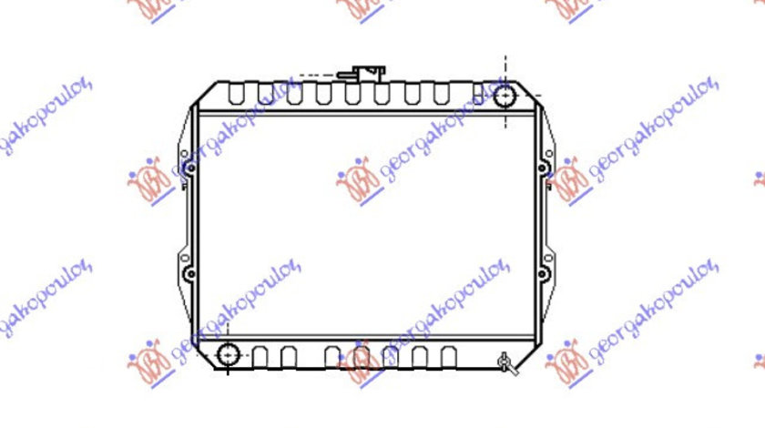 Radiator Apa - Toyota Hilux- (Yn 85) 2 Usi 1989 , 1640054610