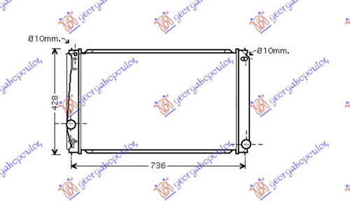Radiator Apa - Toyota Rav 4 2005 , 1640028560