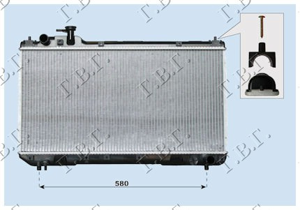 Radiator Apa - Toyota Rav 4 (Xa10) 1995 , 28560