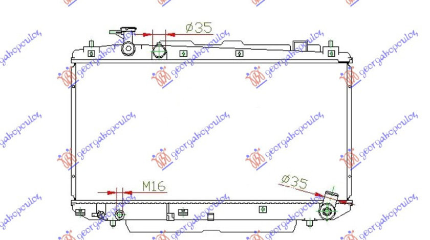 Radiator Apa - Toyota Rav 4 (Xa20) 2000 , 16400-28130