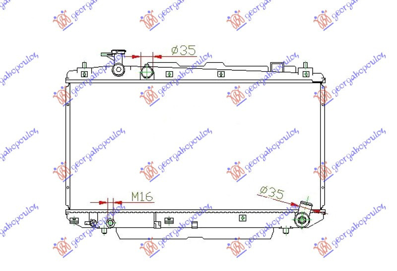 Radiator Apa - Toyota Rav 4 (Xa20) 2000 , 1640028130