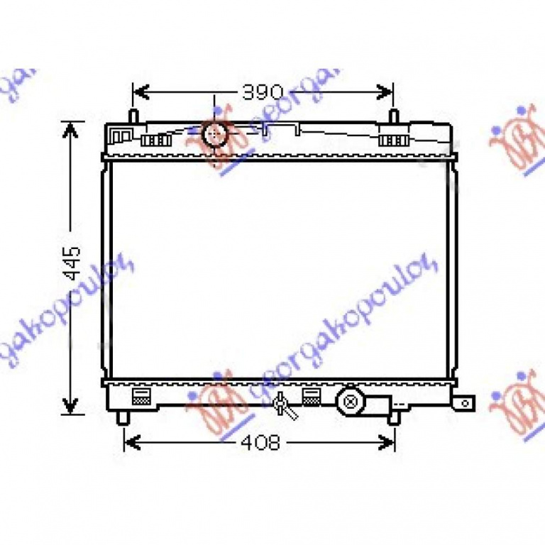 Radiator Apa - Toyota Yaris 2011 , 164000y010