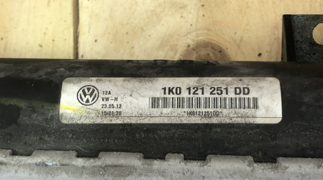 Radiator apa Volkswagen Caddy 1.6 TDI, DSG Automat 102cp Maxi sedan 2013 (1K0121251DD)