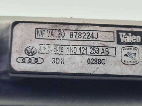 Radiator apa Volkswagen Passat B6 Variant (3C5) [Fabr 2005-2010] 1K0121253AB 1.9 TDI BXE77KW / 105CP