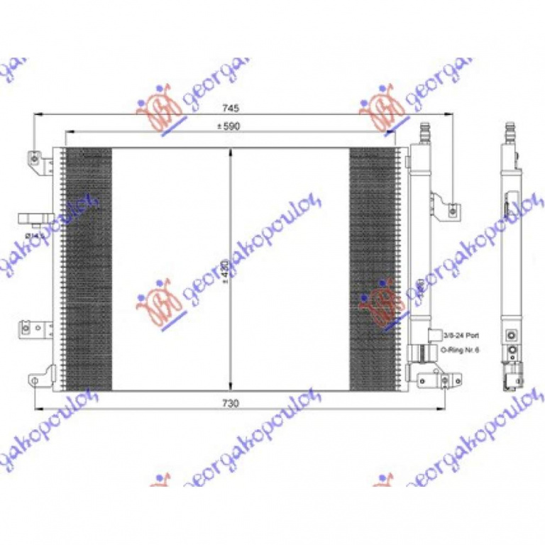 Radiator Apa - Volvo Xc70 2000 , 8601433