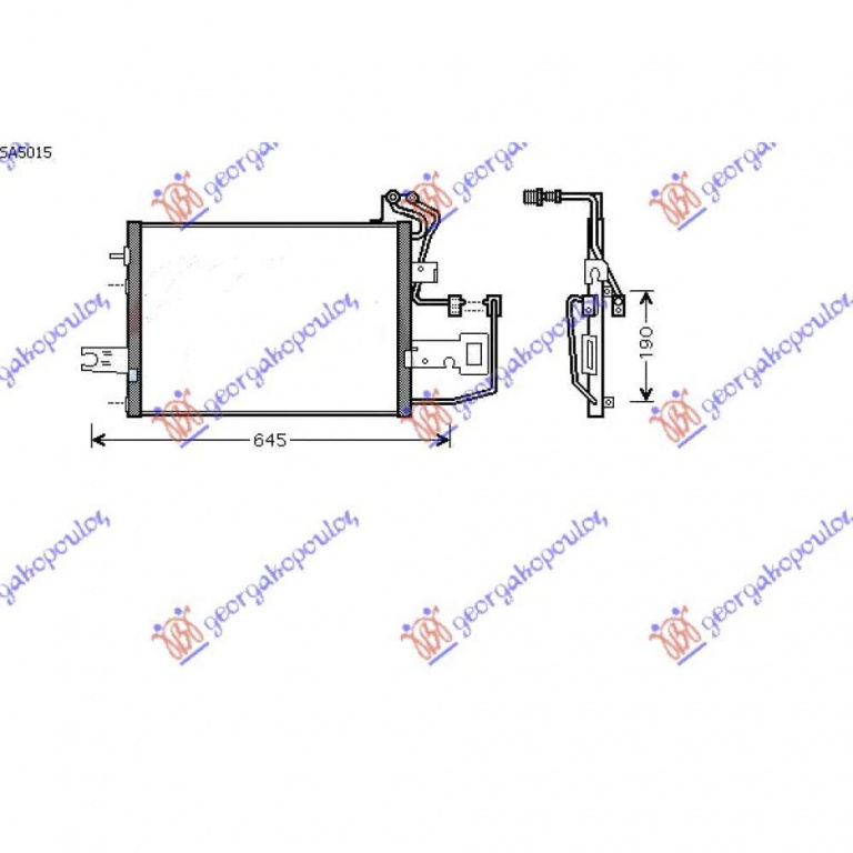 Radiator Apa - Vw Caddy Pick-Up 1996 , 6u0121251c