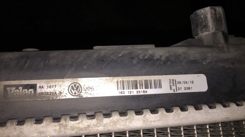 Radiator apa Vw Golf 6 1.4 TSI 2009 2010 2011 2012