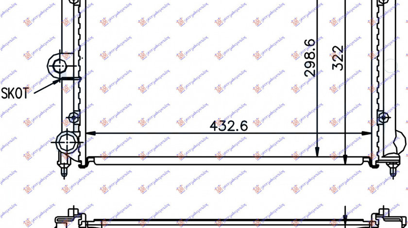 Radiator Apa - Vw Golf Ii 1984 , 171121253cj