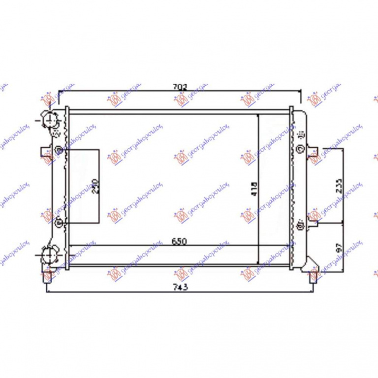 Radiator Apa - Vw Golf V Variant 2007