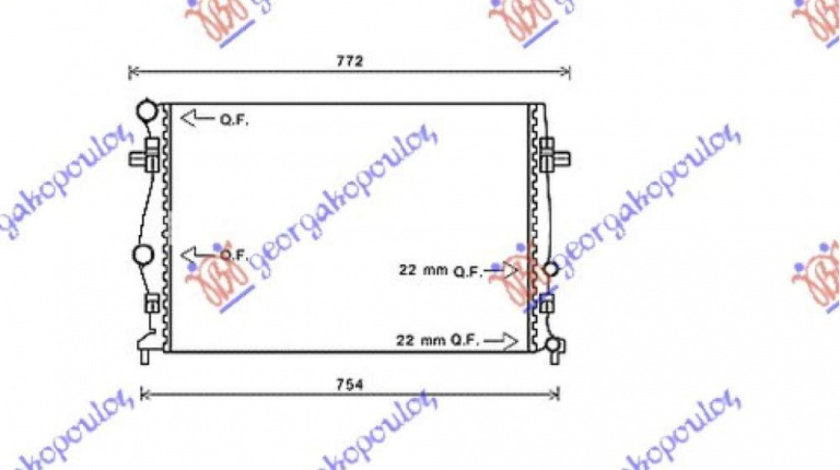 Radiator Apa - Vw Golf Vii 2013 , 5q0121251em