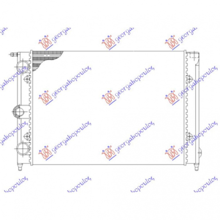 Radiator Apa - Vw Jetta 1984 , 171121253cj