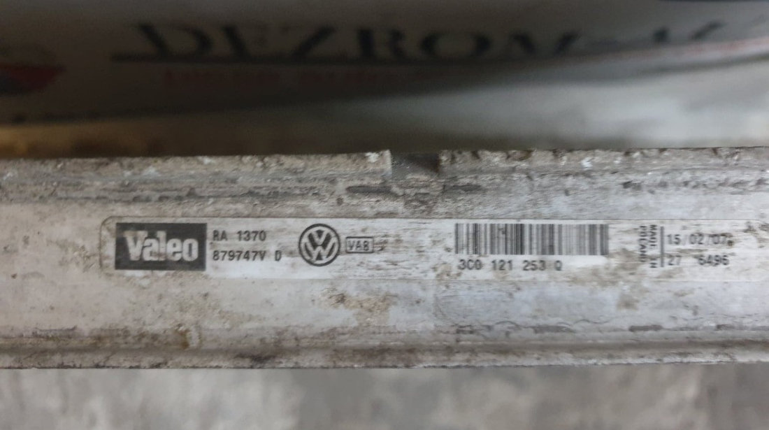 Radiator apa VW Jetta Mk5 1.6 TDI 90/105cp cod piesa : 3C0121253Q