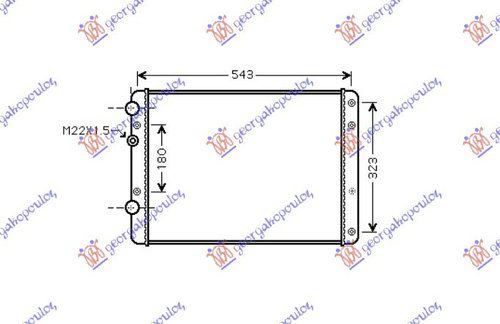 Radiator Apa - Vw Lupo 1998