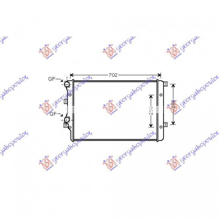 Radiator Apa - Vw Passat Cc 2008 , 1k0121253h
