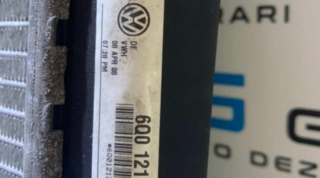 Radiator Apa VW Polo 9N 1.4TDI AMF BAY BNM BNV 2001 - 2009 COD : 6Q0 121 253 R / 6Q0121253R