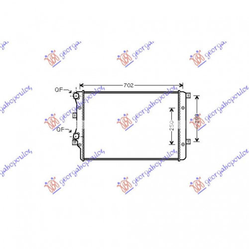 Radiator Apa - Vw Tiguan 2007 , 1k0121253h
