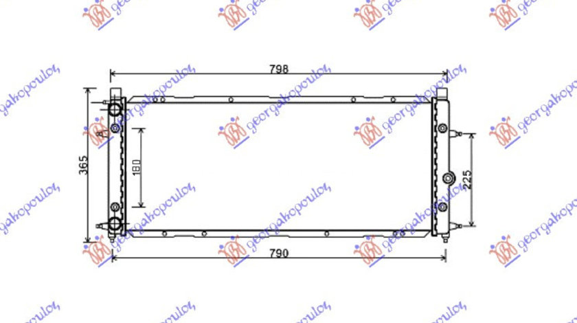 Radiator Apa - Vw Transporter (T4)1991 1992 , 701121253