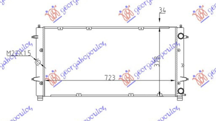 Radiator Apa - Vw Transporter (T4)1991 1992 , 701121253d