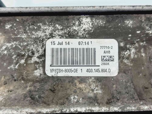 Radiator auxiliar racire apa AUDI Q5 (8RB) [ Fabr 2008-2016] 4G0145804D