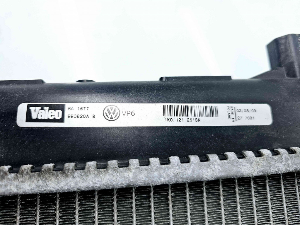 Radiator auxiliar racire apa Skoda Octavia 2 (1Z3) [Fabr 2004-2013] 1K0121251BN 1.4 Benz CAXA 90KW / 122CP 1.4 Benz CAXA 90KW / 122CP