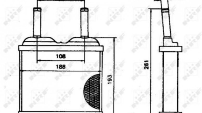 Radiator bord Opel CORSA A caroserie 1986-1994 #2 06072009