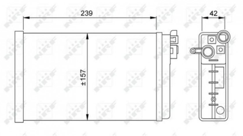 Radiator bord Opel OMEGA A (16_, 17_, 19_) 1986-1994 #2 1618044