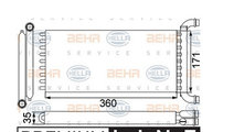 Radiator caldura Mercedes Sprinter 8FH 351 313 571...