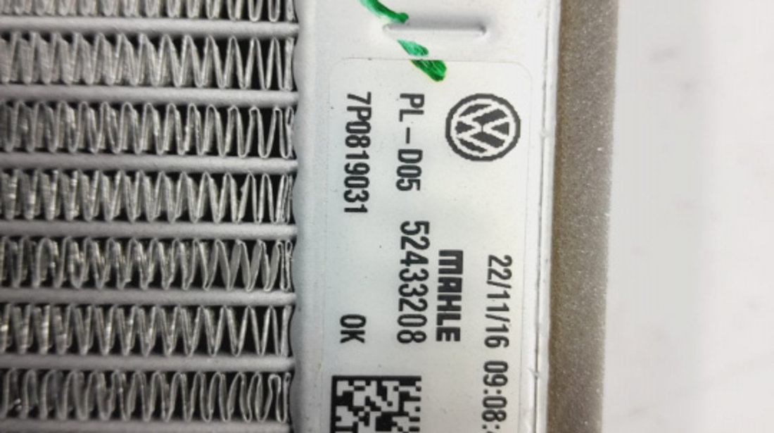 Radiator calorifer bord 7p0819031 Volkswagen VW Touareg generatia 2 7P [2010 - 2014]