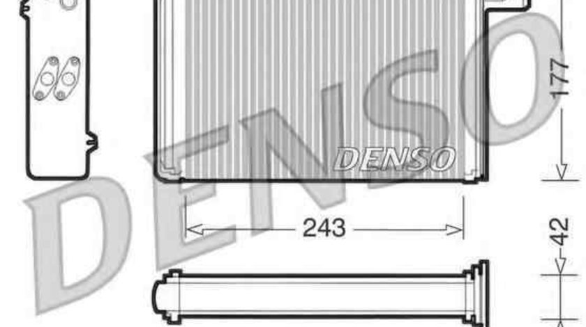 Radiator calorifer caldura FIAT DUCATO platou / sasiu (280) DENSO DRR09030