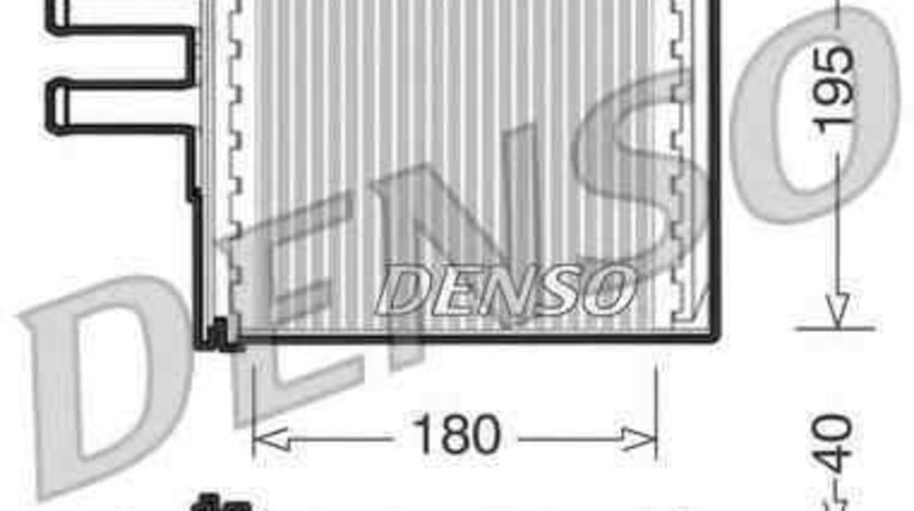 Radiator calorifer caldura FIAT PUNTO (176) DENSO DRR09061