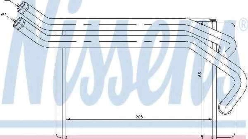 Radiator calorifer caldura HYUNDAI SANTA FÉ I (SM) NISSENS 77614