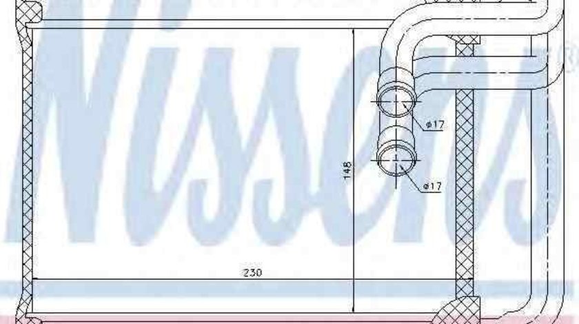 Radiator calorifer caldura HYUNDAI SONATA VI (YF) NISSENS 77622